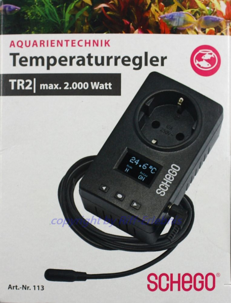 Schego Temperaturregler TR2 für Heizstäbe oder Kühler bis 2000W